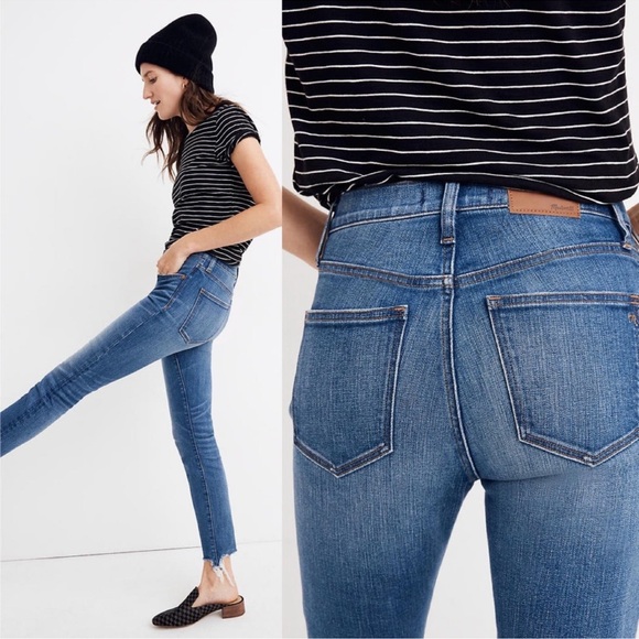 NWOT Madewell 9’’ High Rise Skinny Crop - Picture 2 of 3